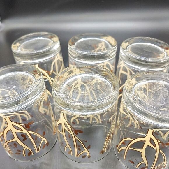 Vintage set of 6 drinking glasses - Picture 4 of 4